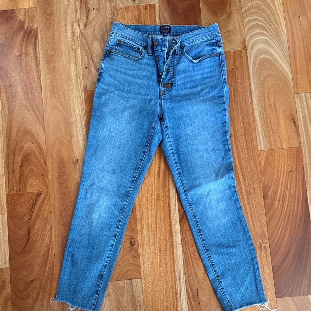 J Crew Light Blue Ankle Skinny Jeans size 28